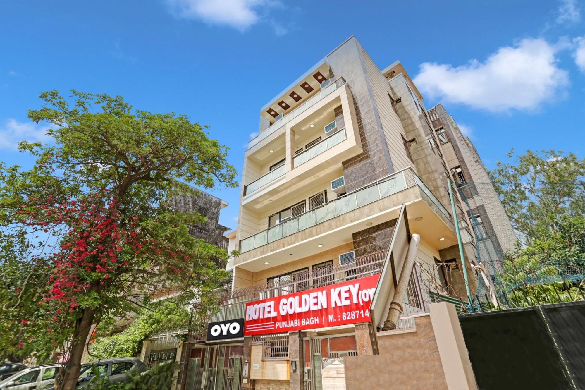 Hotel O Golden Key Inn Punjabi Bagh Nowe Delhi Zewnętrze zdjęcie